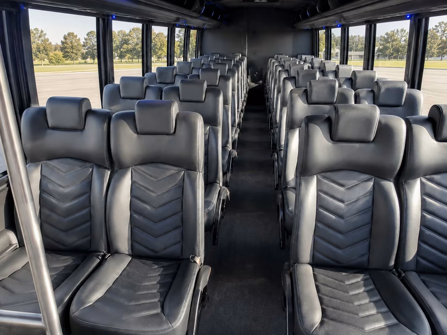 15 passenger minibus inside