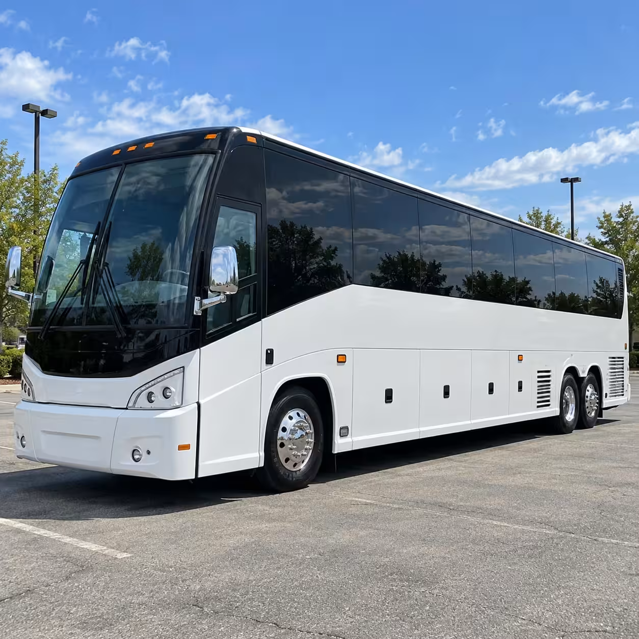 56 passenger charter bus