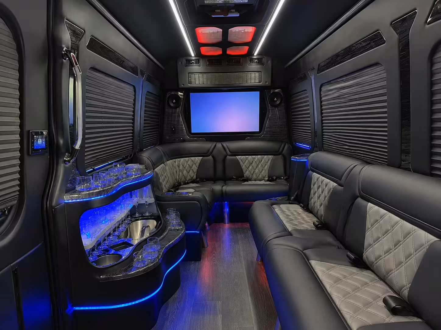 sprinter van transportation for small amarillo prom groups